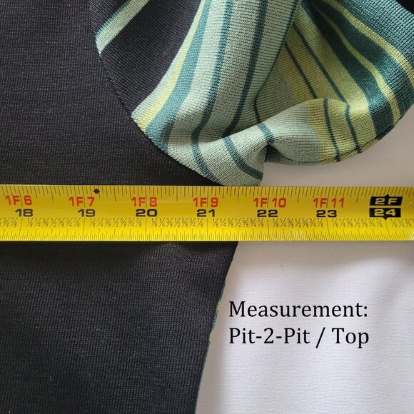 MISOOK Color Block Striped Knit Top 2 Piece Tunic and Pants Set (Size: Large) - Picture 12 of 16